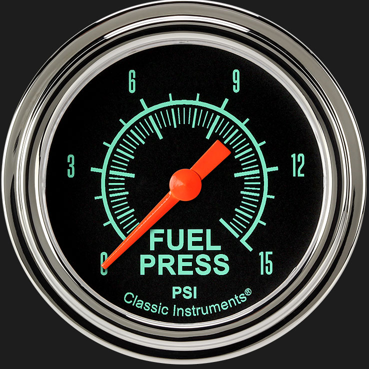 Picture of G/Stock 2 5/8" Fuel Pressure Gauge, 15 psi