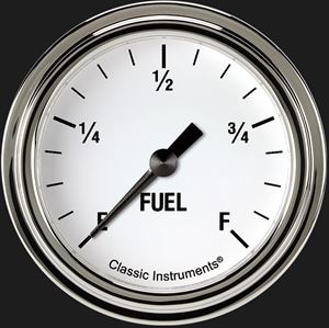 Picture of White Hot 2 5/8" Fuel Gauge