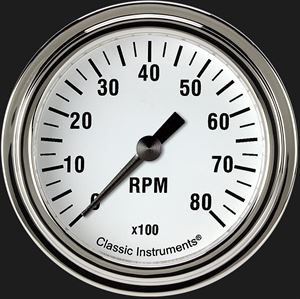 Picture of White Hot 2 5/8" Tachometer