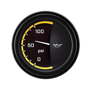 Picture of AutoCross Yellow 2 1/8" Oil Pressure