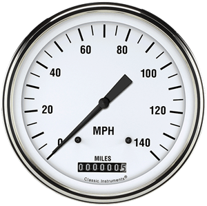 Picture of White Hot 4 5/8" Speedometer