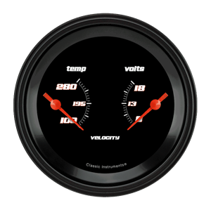 Picture of Velocity Black 3 3/8" Dual