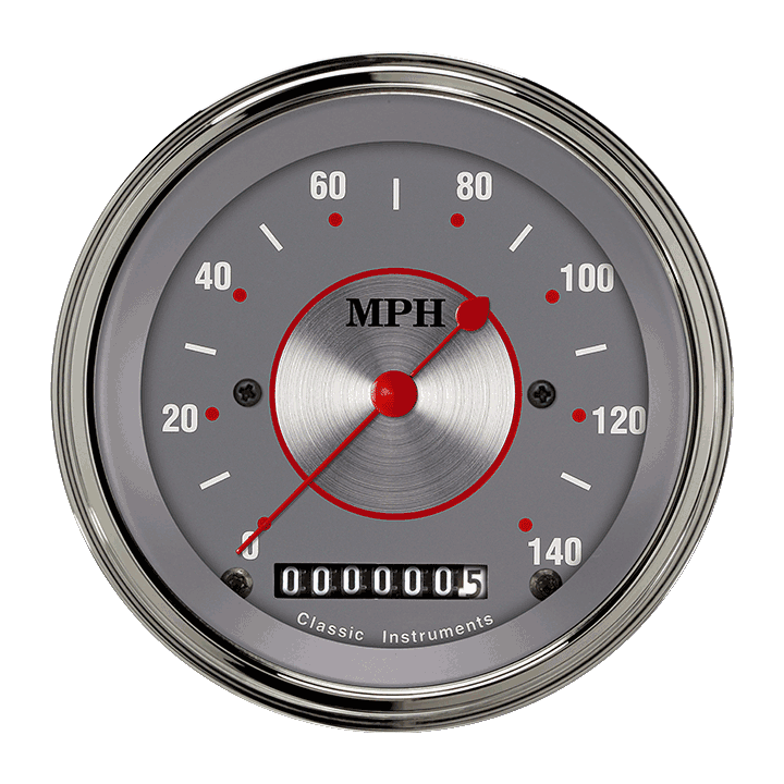 Picture of Silver Series 3 3/8"  Speedometer