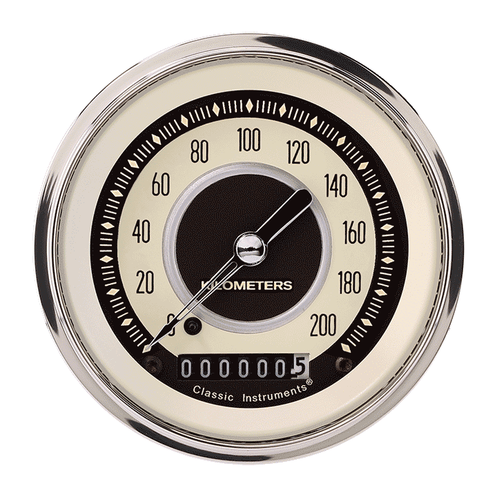 Picture of Nostalgia VT 3 3/8" Speedometer