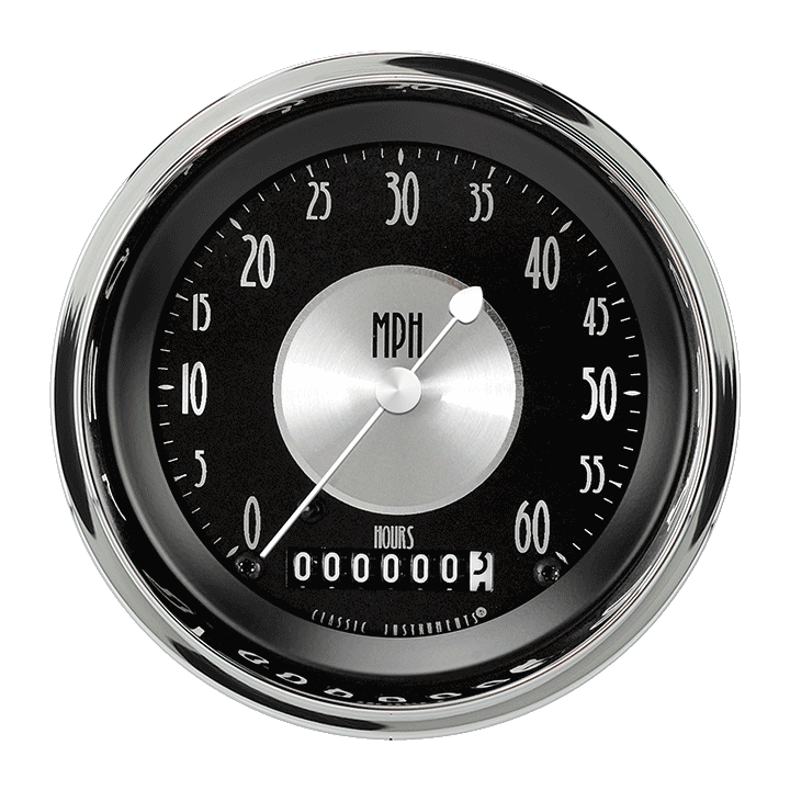 Picture of All American Trad. 3 3/8" Low Speed Speedometer