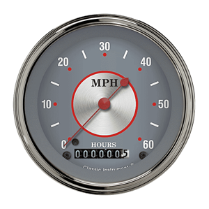 Picture of Silver Series 3 3/8" Low Speed Speedometer