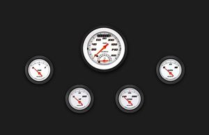 Picture of Velocity White Five Gauge Set 35