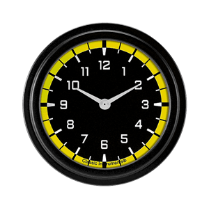 Picture of AutoCross Yellow 2 5/8" Clock