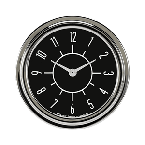 Picture of 6-Pack Matching Black 2 5/8" Clock