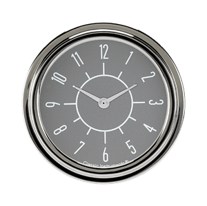 Picture of 6-Pack Matching Gray 2 5/8" Clock