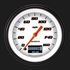 Picture of Velocity White 3 3/8" Speedometer with Information Screen