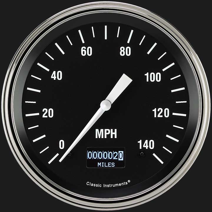 Picture of Hot Rod 4 5/8" Speedometer with Information Screen