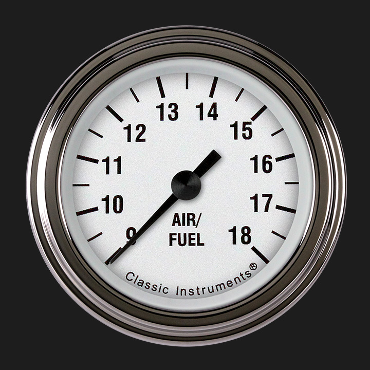 Picture of White Hot 2 1/8" Air Fuel Ratio Gauge
