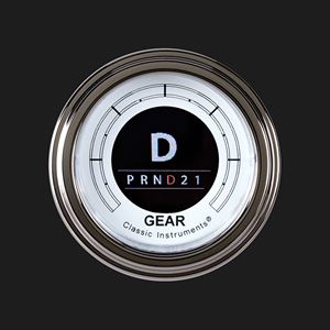 Picture of OLED Digital Gear Indicator, Classic White
