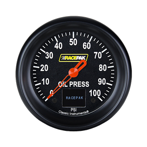 Picture of Racepak 2 5/8" Oil Pressure, 0-100