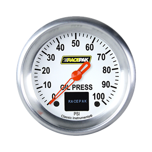 Picture of Racepak 2 5/8" Oil Pressure, 0-100