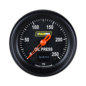 Picture of Racepak 2 5/8" Oil Pressure, 0-250