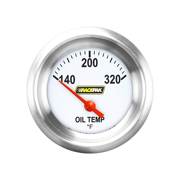 Picture of Racepak 2 1/8" Oil Temperature, Short Sweep