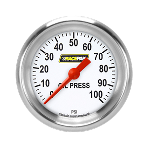 Picture of Racepak 2 5/8" Oil Pressure, 0-100