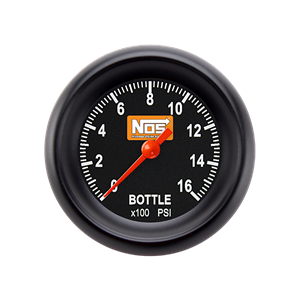 Picture of 2 1/8" NOS Bottle Pressure Gauge, Black