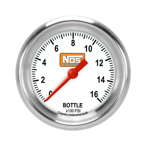 Picture of 2 5/8" NOS Bottle Pressure Gauge, White