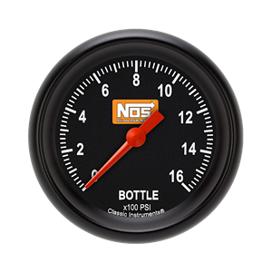 Picture of 2 5/8" NOS Bottle Pressure Gauge, Black
