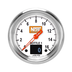 Picture of 2 5/8" NOS VNET Bottle 1 Pressure Gauge, White